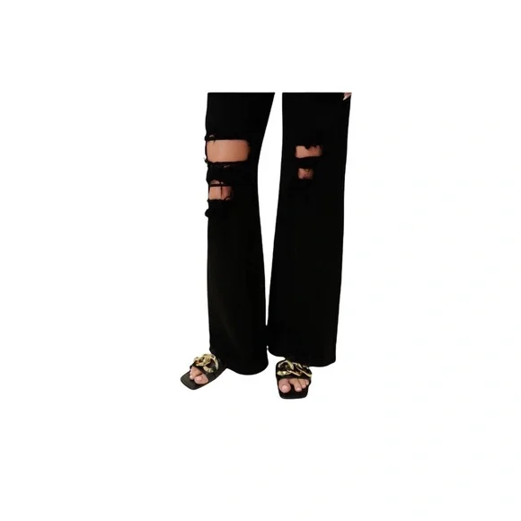 New Black wide leg jeans - Picture 6 of 9